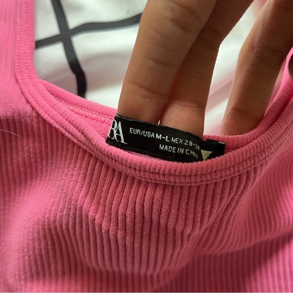 Pink Zara crop top - Picture 2 of 3